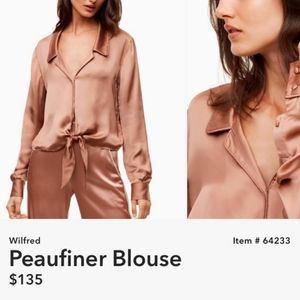 Wilfred Peaufiner Tie-Front Blouse